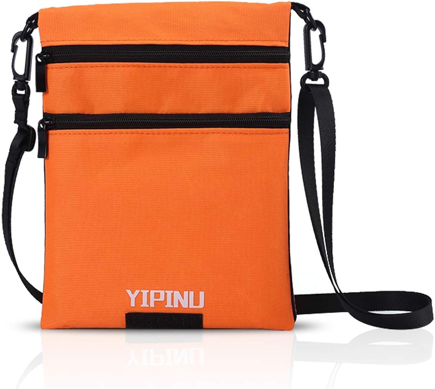 Amazon Co Jp Surchar 首下げ パスポートホルダー パスポートケース ネック ポーチ セキュリティケース スキミング防止 防水 トラベルケース 首掛け 便利 貴重品入れ 大容量 両面用 パスポート入れ 旅行ポーチ メンズ レディース オレンジ 黒 シューズ バッグ