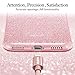 ESR Makeup Glitter Case for iPhone Xs/iPhone X, Glitter Sparkle Bling Cover [Three Layer] for iPhone 5.8 inch (2017 & 2018 Release)(Rose Gold)