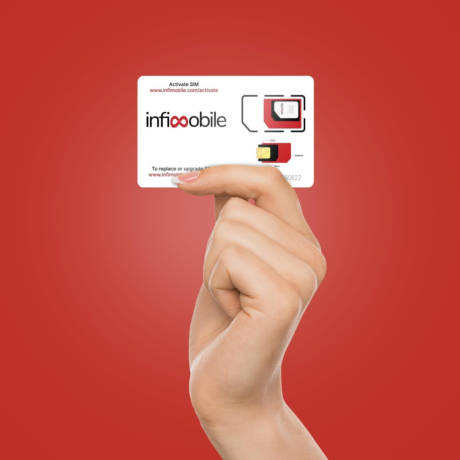 $15/Month | Infimobile Prepaid Plan: 1 Months| 5GB High-Speed Data Per Month | 2500 Minutes and 2500 Text| Prepaid Plan Service SIM Card | Nationwide Coverage | 4G, 5G T-Network