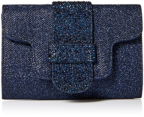 Jessica mcclintock alexis glitter mesh stones clutch sh…