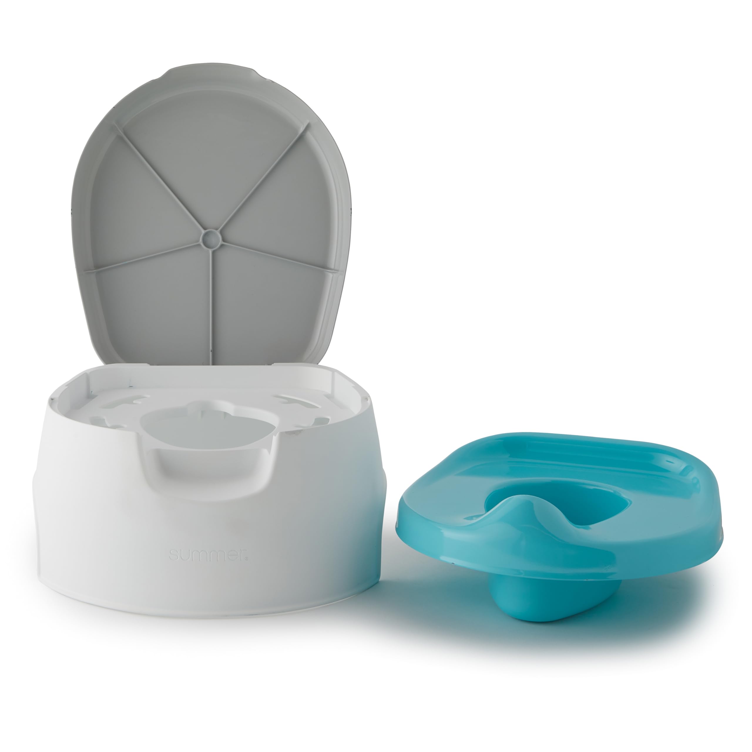 Summer Infant Step Up Seat and Stepstool for Potty Training and Beyond, Easy to Empty and Clean, Space Saving 2-in-1 Solution