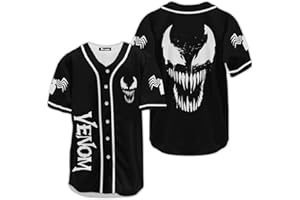 XXME Symbiotic Spider Eddie Brock Baseball Jersey Shirt, Superhero Baseball Jersey, Super Villain Baseball Shirt