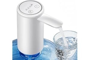 Water Dispenser 5 Gallon Water Bottle Pump, Portable Electric USB-C Water Jug Pump for Home, Office, Camping, RV