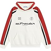 Aelfric Eden Oversized Hoodie for Women Vintage Graphic Hooded Sweatshirts Streetwear Y2K Hoodies Pullover