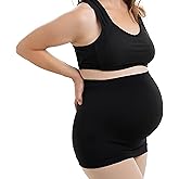 Maternity Belly Band - 4-Way Stretch Post Partum Belly Band For Lumbar & Back Support - Pregnancy Gifts for Moms