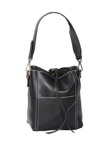 Black PU Satchel