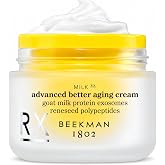 Beekman 1802 Milk RX Advanced Better Aging Face Cream, 1.69 fl oz | Collagen Moisturizer, 4x Retinol Alternative with Goat Milk Exosomes &amp; Polypeptide, Firming Cream