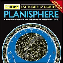 Philip S Planisphere Latitude 51 5 North For Use In Britain And Ireland Northern Europe Northern Usa And Canada Amazon Fr Philip S Maps Livres Anglais Et Etrangers