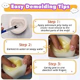 FUNSHOWCASE Taba Squishy Maker 2 Hamster Silicone Molds Gel Kits DIY Pack view 6