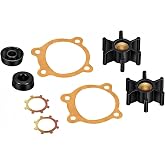 FREPURDO Water Pump Impeller Kit 66059-WYN1 for Wayne PC1 PC2 | OEM 66059-WYN1 555706; Wayne PC1 PC2 Dayton 1P579 Teel; Little Giant Pony 360 365; Red Lion MPFV115 HF 63317 6-vane 1.5in kit