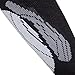Elite Wool Race Ski Socks - Warm Comfortable Ski Socks, Snowboard Socks - Merino Wool Ski Socks - PureAthlete (Black/Silver, S/M)