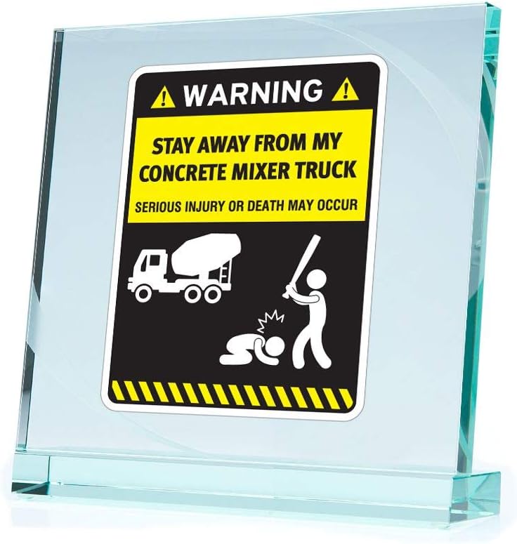 Download Amazon.com: Decals Decal Funny Stay Away from My Concrete Mixer Truck Motorbike Du (3 X 2.24 ...
