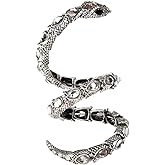 YACQ Women's Crystal Stretch Snake Bracelet Fit Wrist Size 6-1/2 to 8 Inch - Lead & Nickle Free - Halloween Costume Outfit Accessories Jewelry
