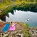 PackTowl Personal Quick Dry Microfiber Towel for Camping, Yoga, and Sports , Charcoal, Body - 25 x 54 Inch