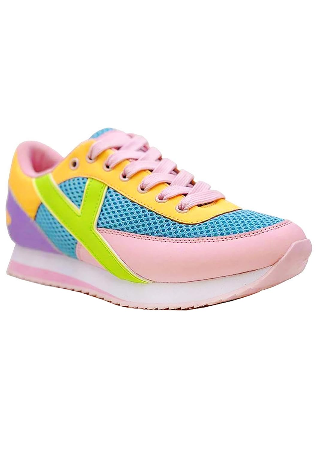 Flash Sneakers in Multicolor Pastel 