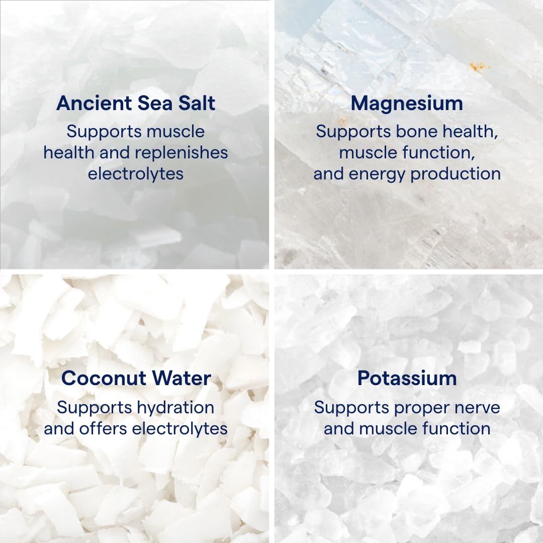 Trace Minerals ZeroLyte - Sodium & Electrolyte Replenishment - Energy & Hydration Support Drink Powder - Nerve & Muscle Function Support - Salty Watermelon, 30 Packets (30 Servings)