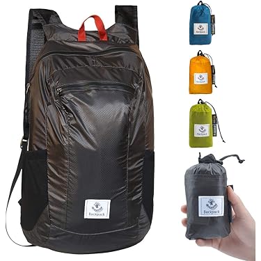 Sac à Dos Léger Hérisson - Cordon De Serrage - Poche Zippée - Imperméable - Pour Randonnée, Voyage, Sport