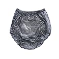 Haian High-Waisted Adult Incontinence Pull-on Plastic Waterproof Pants 3 Pack (3X-Large)