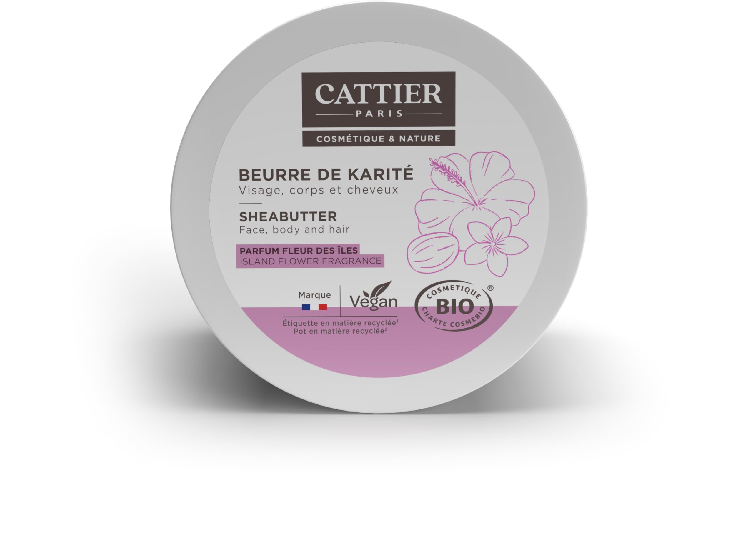 Cattier Shea Butter Island Flower Fragrance 100g