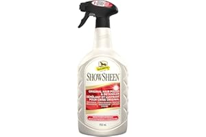 Absorbine ShowSheen Hair Polish and Mane & Tail Detangler, 950ml Spray Bottle