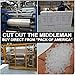 Pack of America Mini Stretch Film - 16 Rolls with Handle, 5” x 1000 Feet, 80 Gauge (20 Micron) Industrial Heavy Duty Plastic Shrink Wrap and Dispenser for Packing, Shipping, Pallet, Moving Supplies