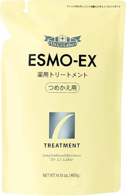 Amazon ドクターシーラボ エスモex薬用トリートメント つめかえ用 400g 薬用ヘアトリートメント 医薬部外品 ドクターシーラボ ビューティー 通販