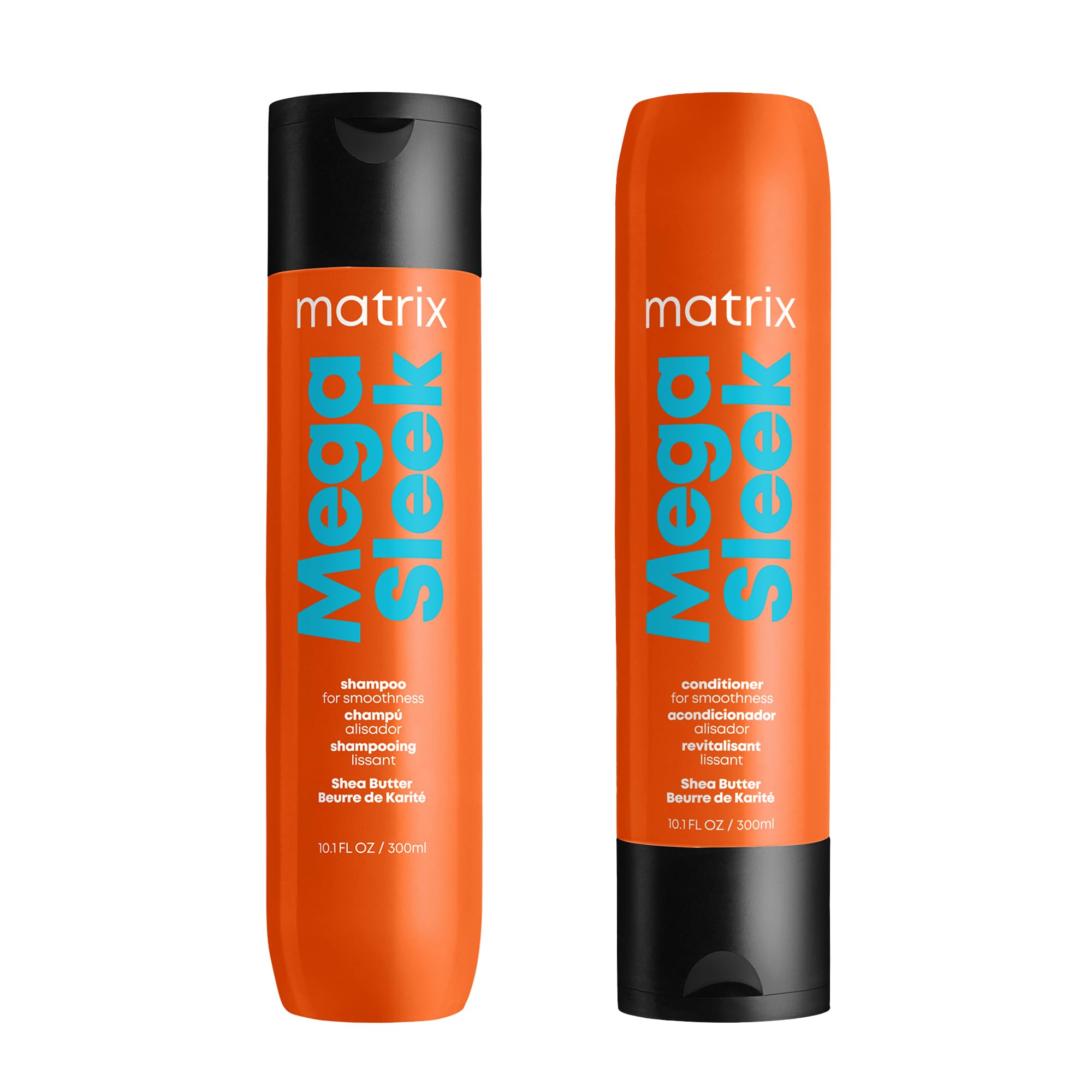 Matrix Mega Sleek, Smoothing Shampoo And Conditioner Set, to Protect against Humidity, for Coarse Hair, Total Results