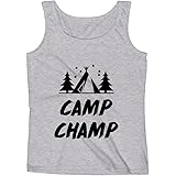 Mad Over Shirts Camp Champ Camping Hiking Adventure Unisex Premium Tank Top