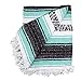 Open Road Goods Mexican Blanket - Authentic Serape Falsa Blanket - Handmade (Mint)