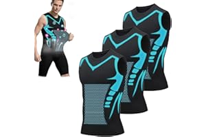 LOOPYAURA Qiawi Ionic Shaping Vest, 2024 The Newest Version Ionic Shaping Sleeveless Shirt, for Men to Build a Perfect Body