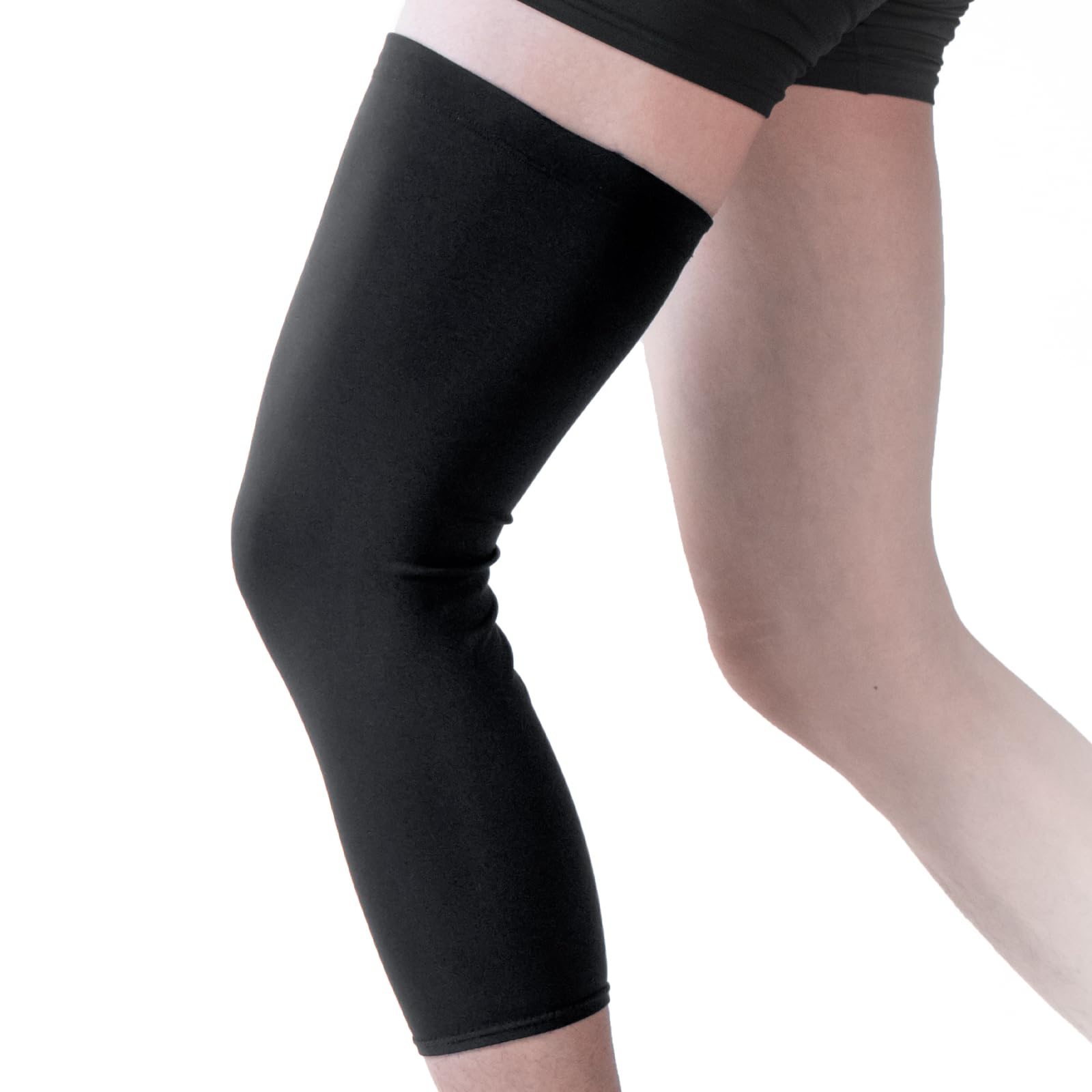 Photo 1 of RISURRY Knee Brace Undersleeve - Knee Undersleeves for Women & Men Leg Undersleeve for Knee Brace, Closed Patella,S (Pack of 1)