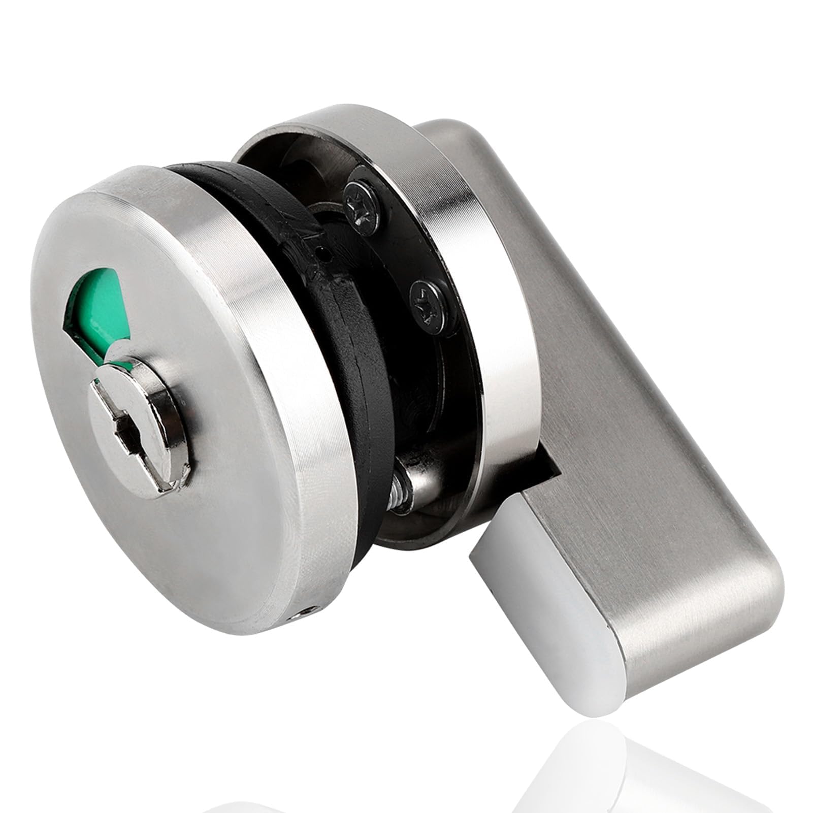 Toilet Lock,Zinc Alloy Door Lock,Indicator Latches Door Lock,Deadbolt Locks for Public Toilet,Indicator Locks with Vacan Busy Sign Indicators