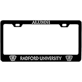 Radford University Highlanders Alumni Engraved Metal License Plate Frame Officially Licensed Black