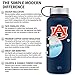 Simple Modern University Collegiate 32oz Summit Water Bottle Auburn Tigers