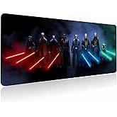 Extra Large Gaming Mouse Pad Custom Mousepad with Non-Slip Rubber Base,Stitched Edges Mouse Mat,Washable Desk Pad,Portable Computer Keyboard & Mice Combo Pads 31.5x15.7 Inch