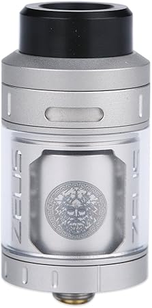 Amazon 電子タバコgeekvape Zeus Rta 4mlアトマイザータンクeタバコテープ510糸トップエアフロートップ充填 3d Airflow 銀 Geekvape アトマイザー
