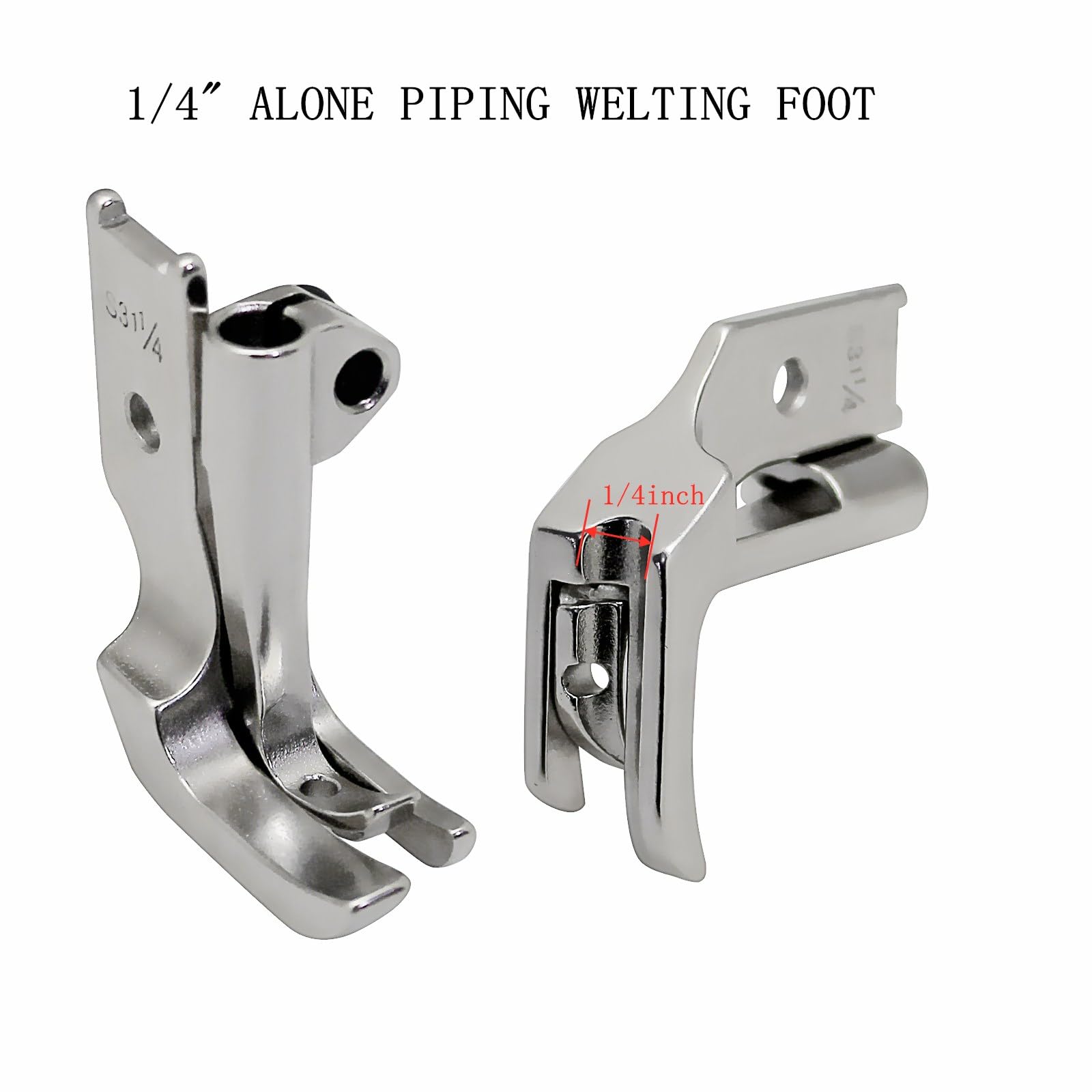 Fbshicung 6Set Walking Presser Feet Replacement for JUKI DNU-1541 CONSEW P1206RB Singer 111G Brother B837 Sewing Machine Parts