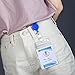 Purida ID Badge Holder, Work Badge Holder, Heavy Duty Clear Card ID Holder, 3 x 4 Name Badge Holder, Resealable Zip Work Badge Holder, Waterproof, Vertical, 10 Pack