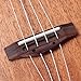 Alnicov 4 String Guitar Parts Rosewood Bridge& Saddle Nut&Shell Dot For Ukulele