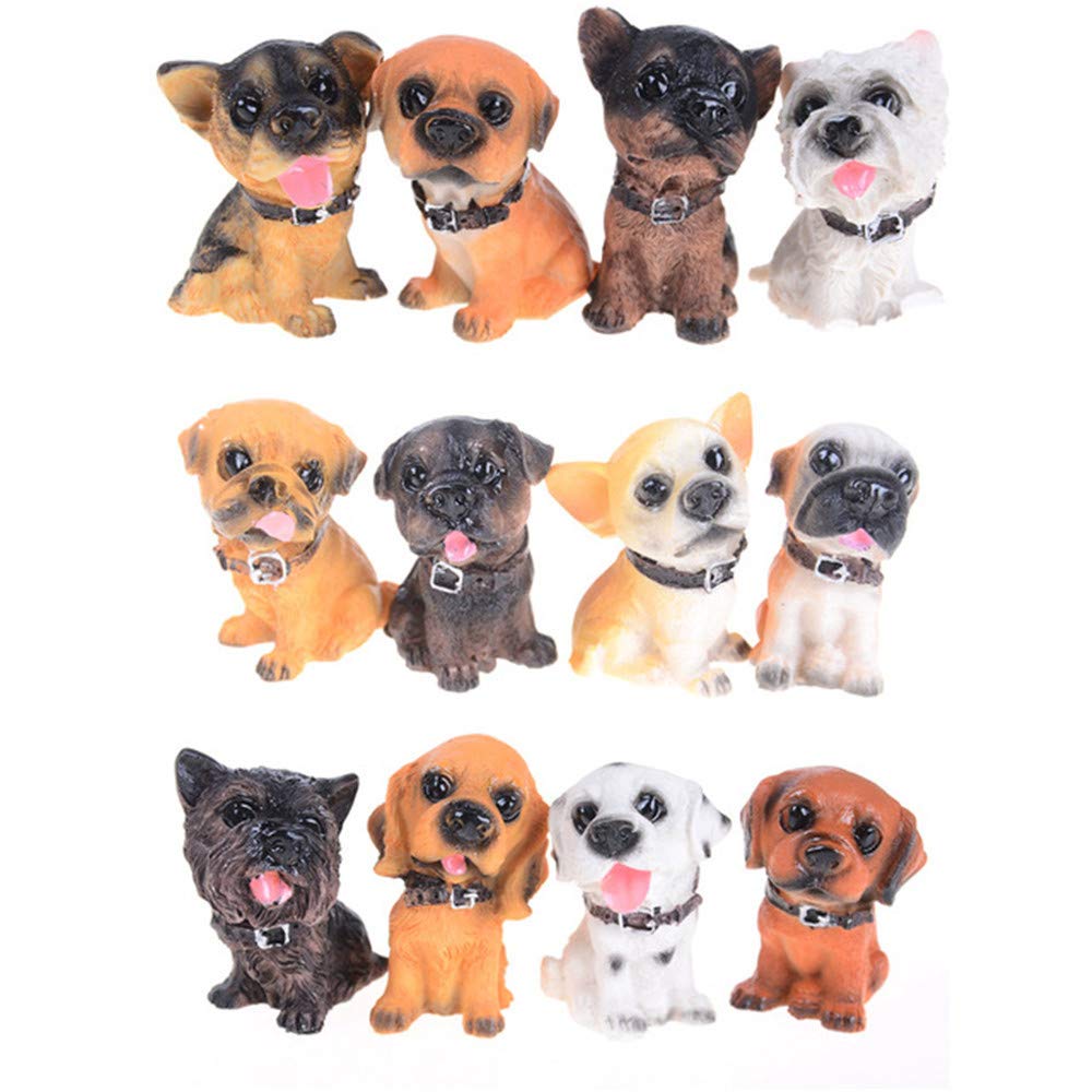 miniature dog figurines