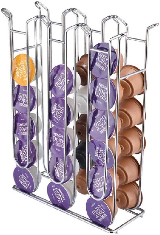 OYSTERBOY Metal Capsule Dispenser Pod Storage Holder fit for Dedicated Dolce Gusto Capsules Up to 24 capsules