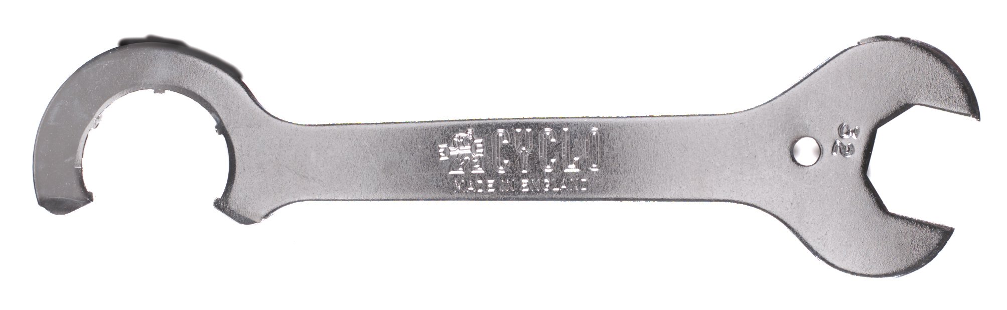 WELDTITE Cyclo 32mm Head Nut and Lockring Bike Spanner - Hardened, Tempered, Chrome Plated Steel for Extra Strength