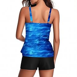 Tankini Swimsuits for Women Tummy Control Blouson