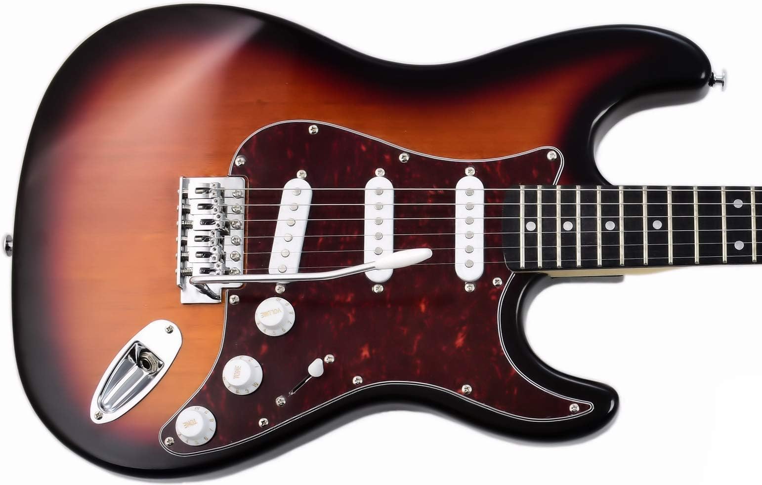 Benson 1959 reissue repro Strat Antique sunburst electric guitar bundle
