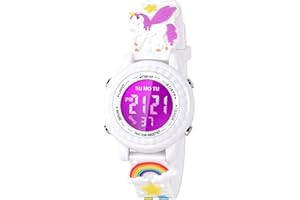 VAPCUFF Toys for 3 4 5 6 7 Year Old Girls, Toddler Watch for Girls Unicorn Gifts for Girls Age 5-9 Birthday Gifts for 4 5 6 7