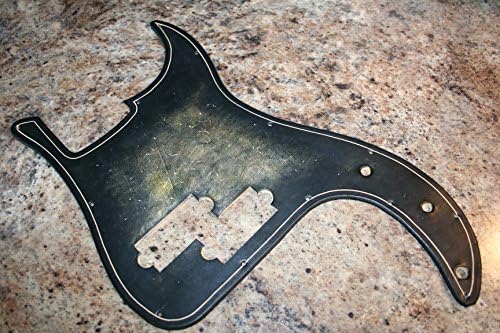 Leather Pick Guard - Fender Precision Bass Pickguard - Hand Tooled - P bass mim usa
