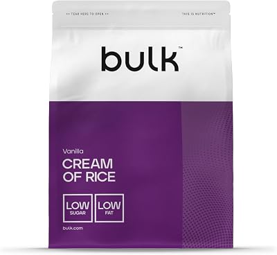 Bulk Cream of Rice Carbohydrate Powder Vanilla 1 kg 20 Servings