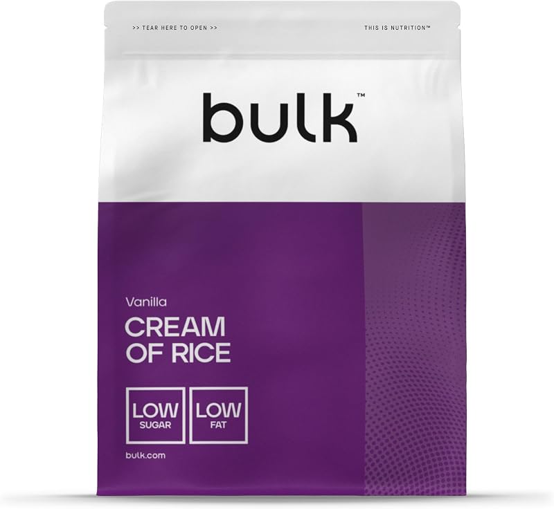 Bulk Cream of Rice Carbohydrate Powder Vanilla 1 kg 20 Servings