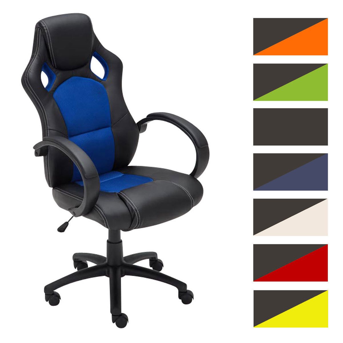 CLP Silla de oficina FIRE Silla de escritorio con altura regulable 