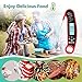 WAFA Instant Read Meat Thermometer, Waterproof Ultra Fast Cooking Thermometer with Bottle Opener Backlight and Calibration, Digital Food Thermometer for Kitchen, Outdoor Cooking, Grill and BBQ